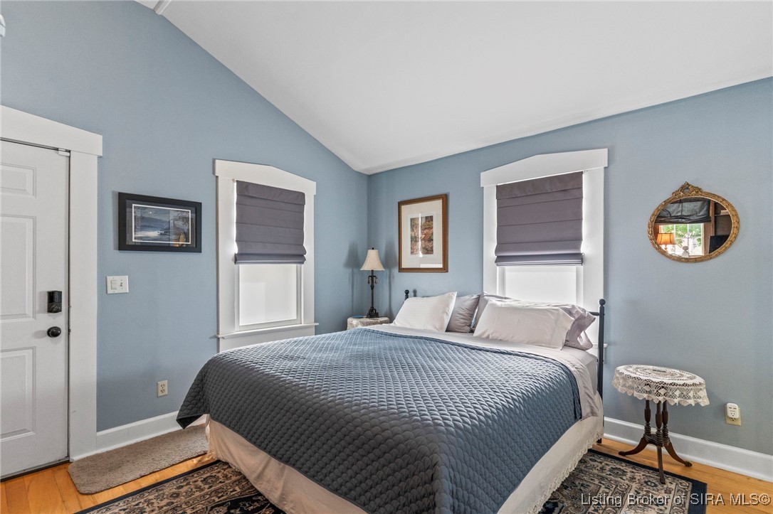708 East Main Street Madison, IN 47250 - Photo 26 of 66 Main Level Bedroom with ensuite bathroom
