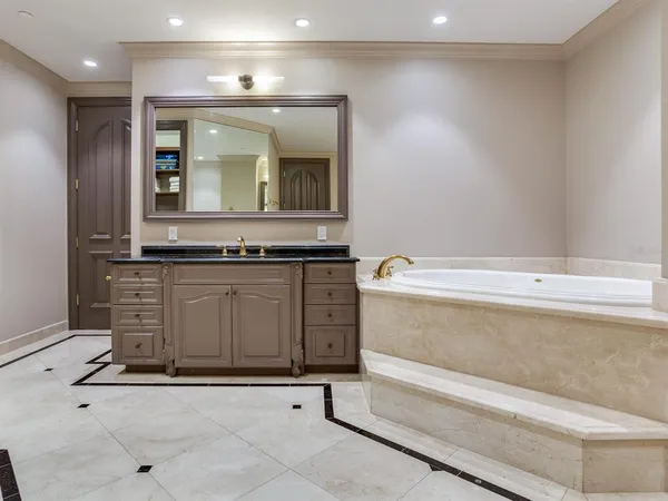 a view of outdoor space yard deck patio and outdoor kitchen