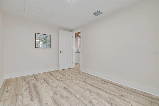 wooden floor in an empty room