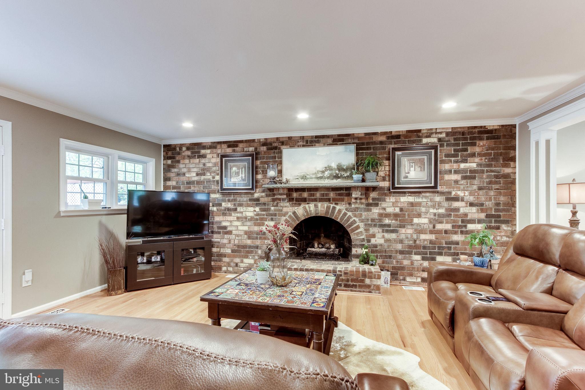 5102 Pheasant Ridge Road Fairfax, VA 22030 - Photo 13 of 68 Beautiful Brick Fireplace