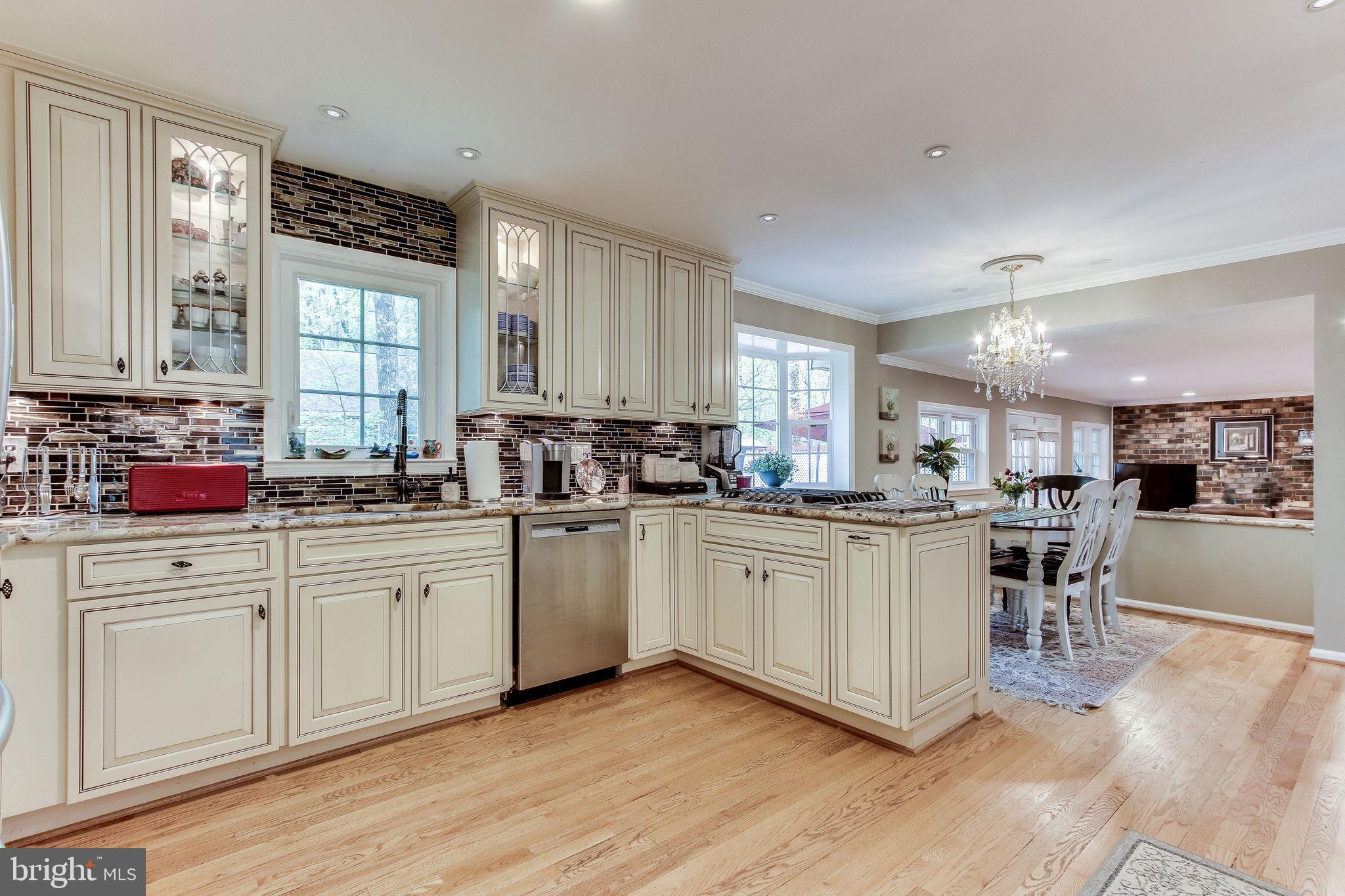 5102 Pheasant Ridge Road Fairfax, VA 22030 - Photo 16 of 68 Kitchen Opens Up To Family Room