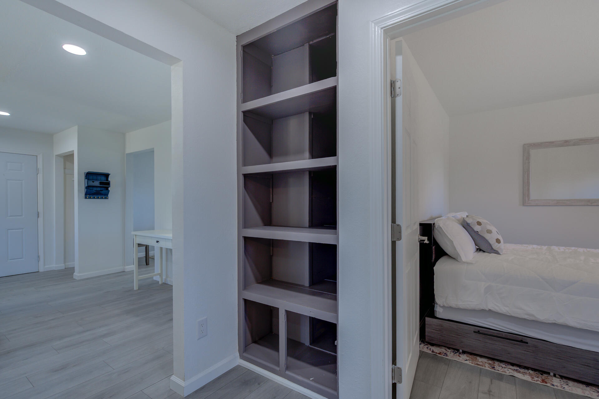 43222 State Highway Fall River Mills, CA 96028 - Photo 18 of 38 a view of bedroom and bedroom with wooden floor