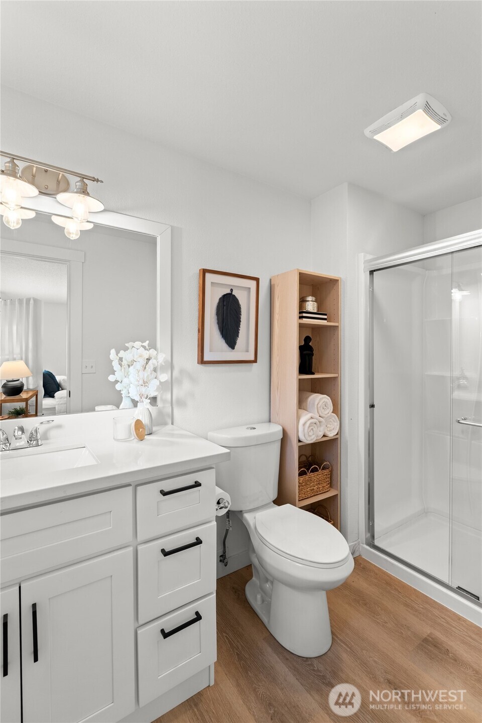30013 2nd Avenue Southwest Federal Way, WA 98023 - Photo 20 of 40 a bathroom with a toilet a sink and mirror