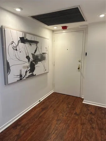 a view of a garage