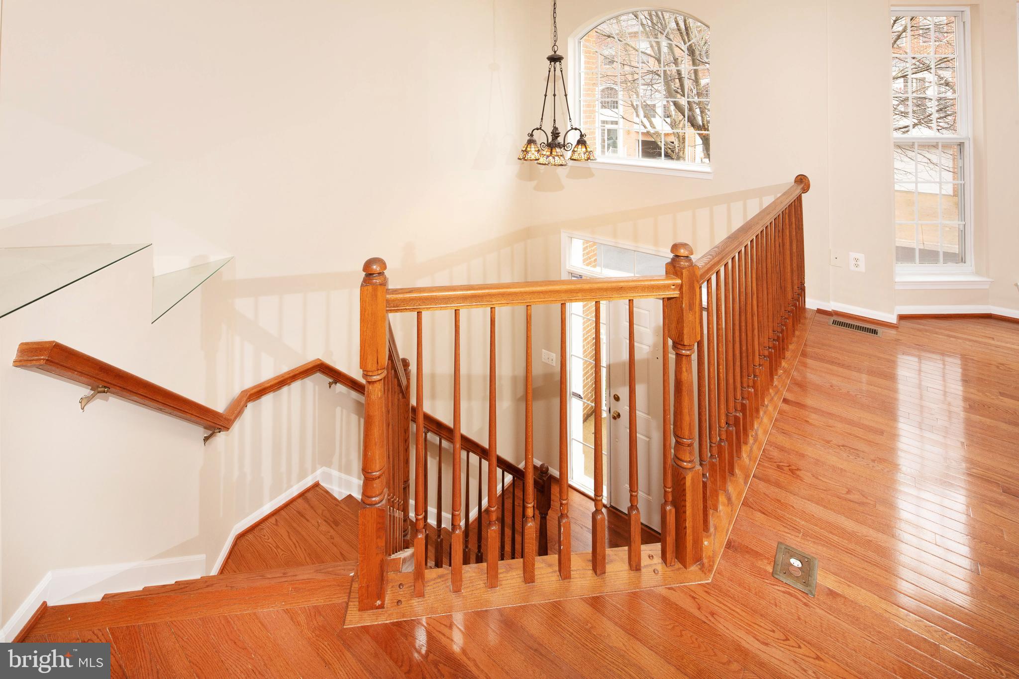 1265 Wild Hawthorn Way Reston, VA 20194 - Photo 7 of 56 2 Story Foyer With Steps to Living Room Level