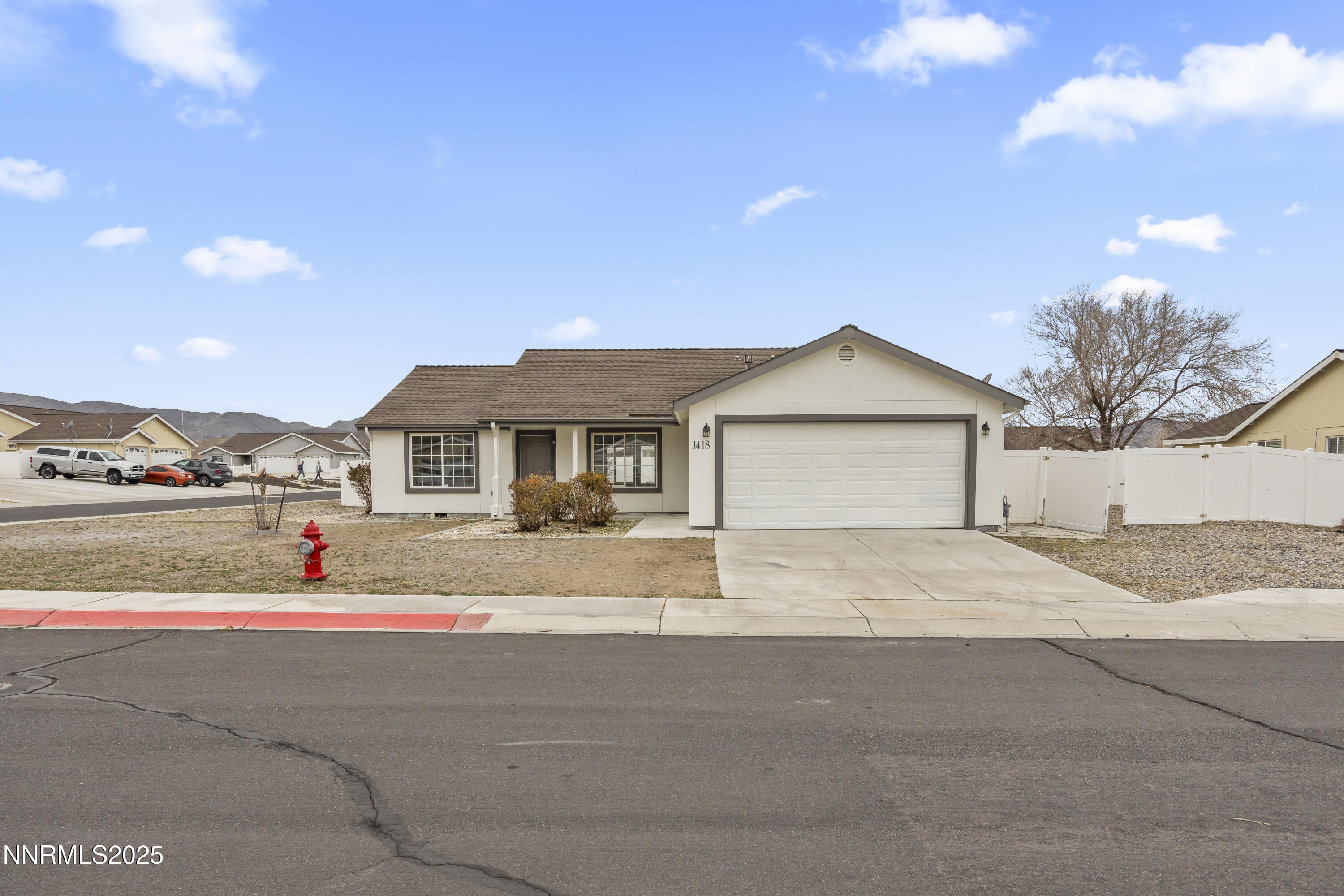 1418 Red Bluffs Way Fernley, NV 89408 - Photo 1 of 35 a house with yard and a large parking space