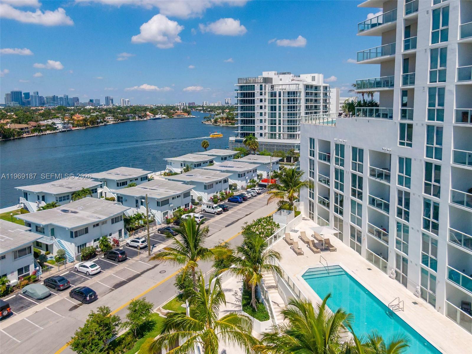 401 North Birch Road, Unit 502 Fort Lauderdale, FL 33304 - Photo 31 of 52 a view of a city with tall buildings