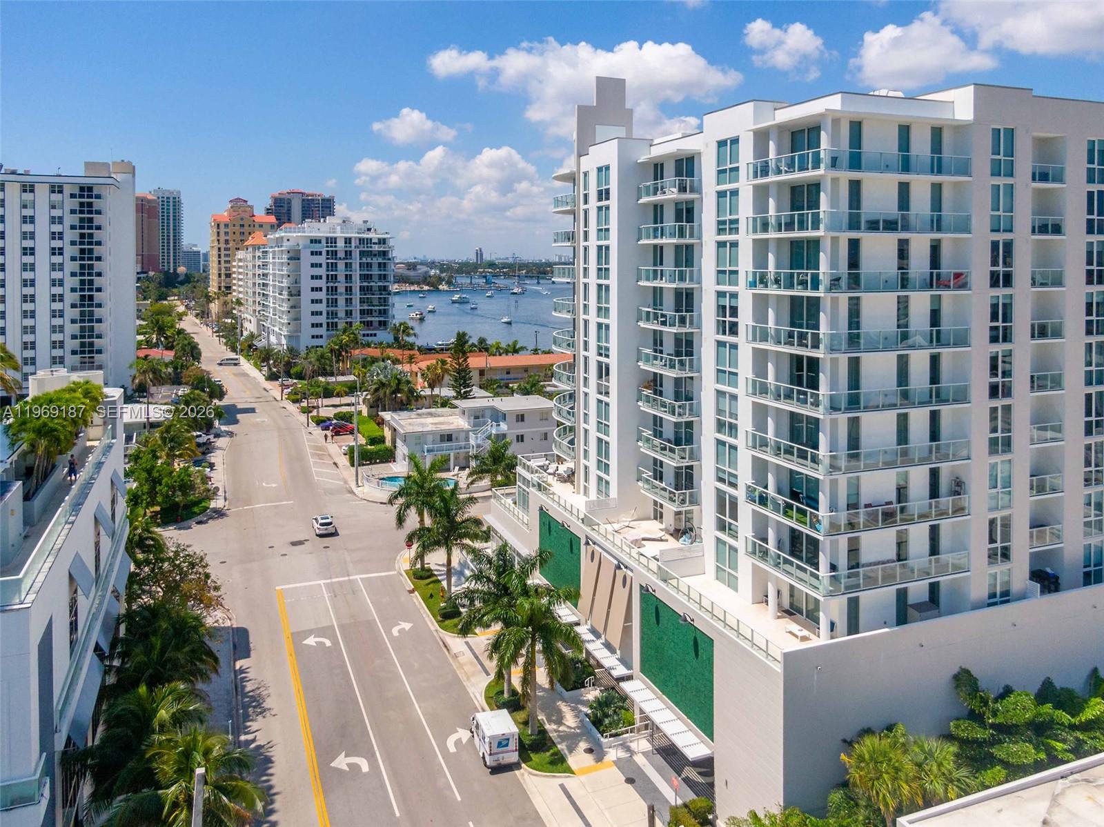 401 North Birch Road, Unit 502 Fort Lauderdale, FL 33304 - Photo 37 of 52 a city view with tall buildings