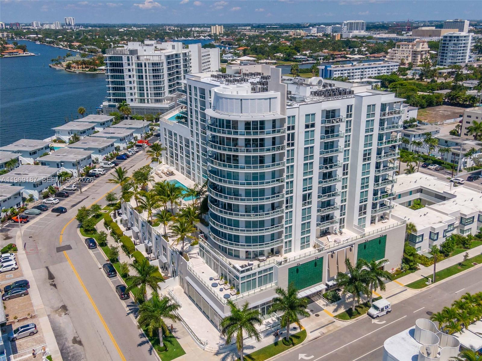 401 North Birch Road, Unit 502 Fort Lauderdale, FL 33304 - Photo 41 of 52 a city view with tall buildings