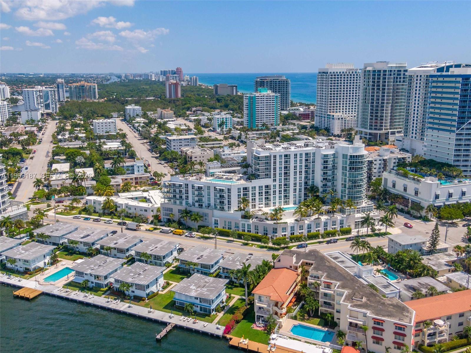401 North Birch Road, Unit 502 Fort Lauderdale, FL 33304 - Photo 43 of 52 a view of a city with tall buildings