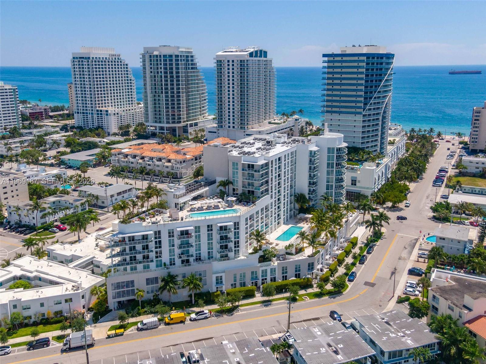 401 North Birch Road, Unit 502 Fort Lauderdale, FL 33304 - Photo 47 of 52 a view of a city with tall buildings
