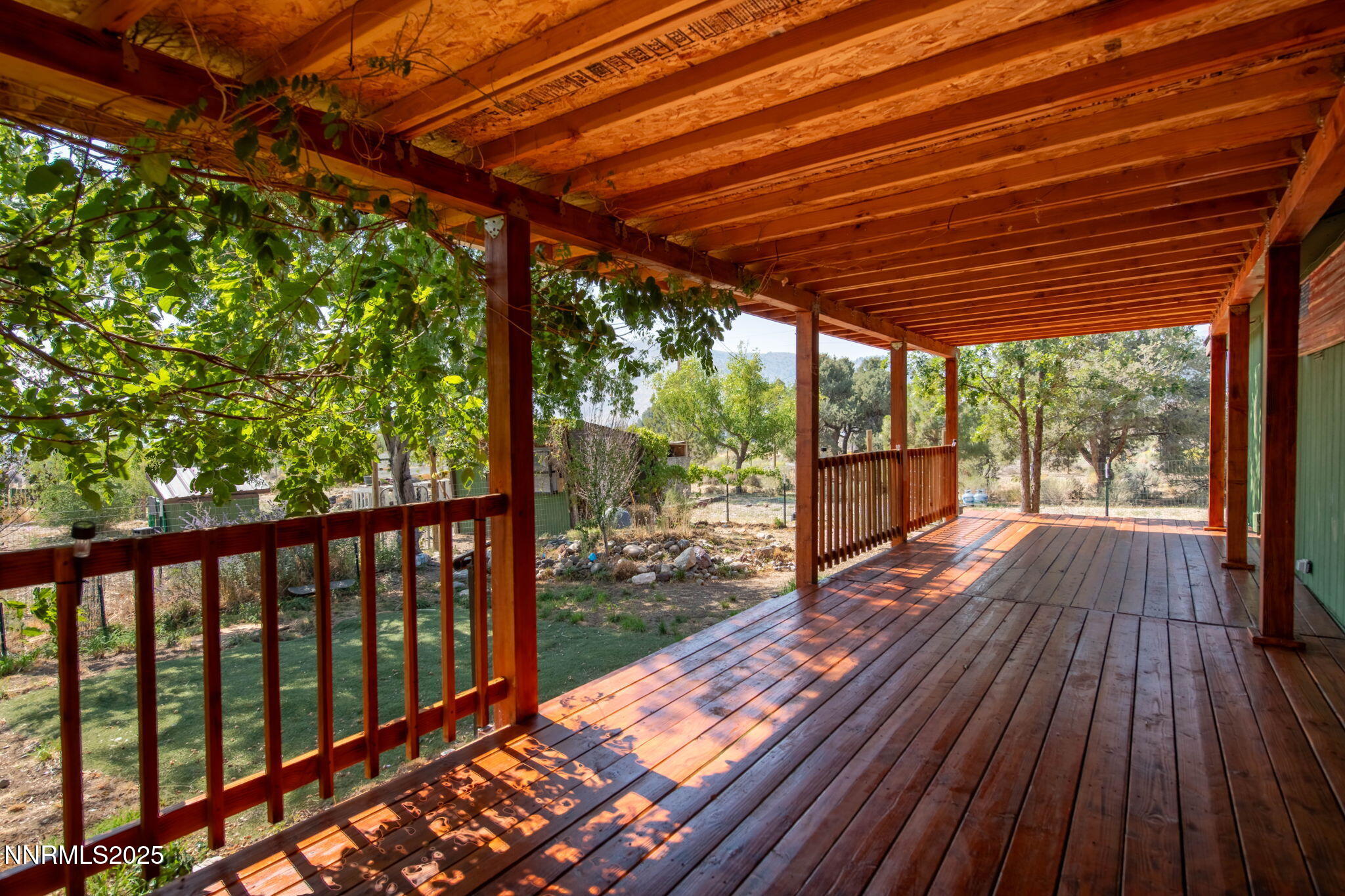 1535 Topaz Ranch Drive Topaz Ranch Estates, NV 89444 - Photo 19 of 38 a view of porch with wooden floor