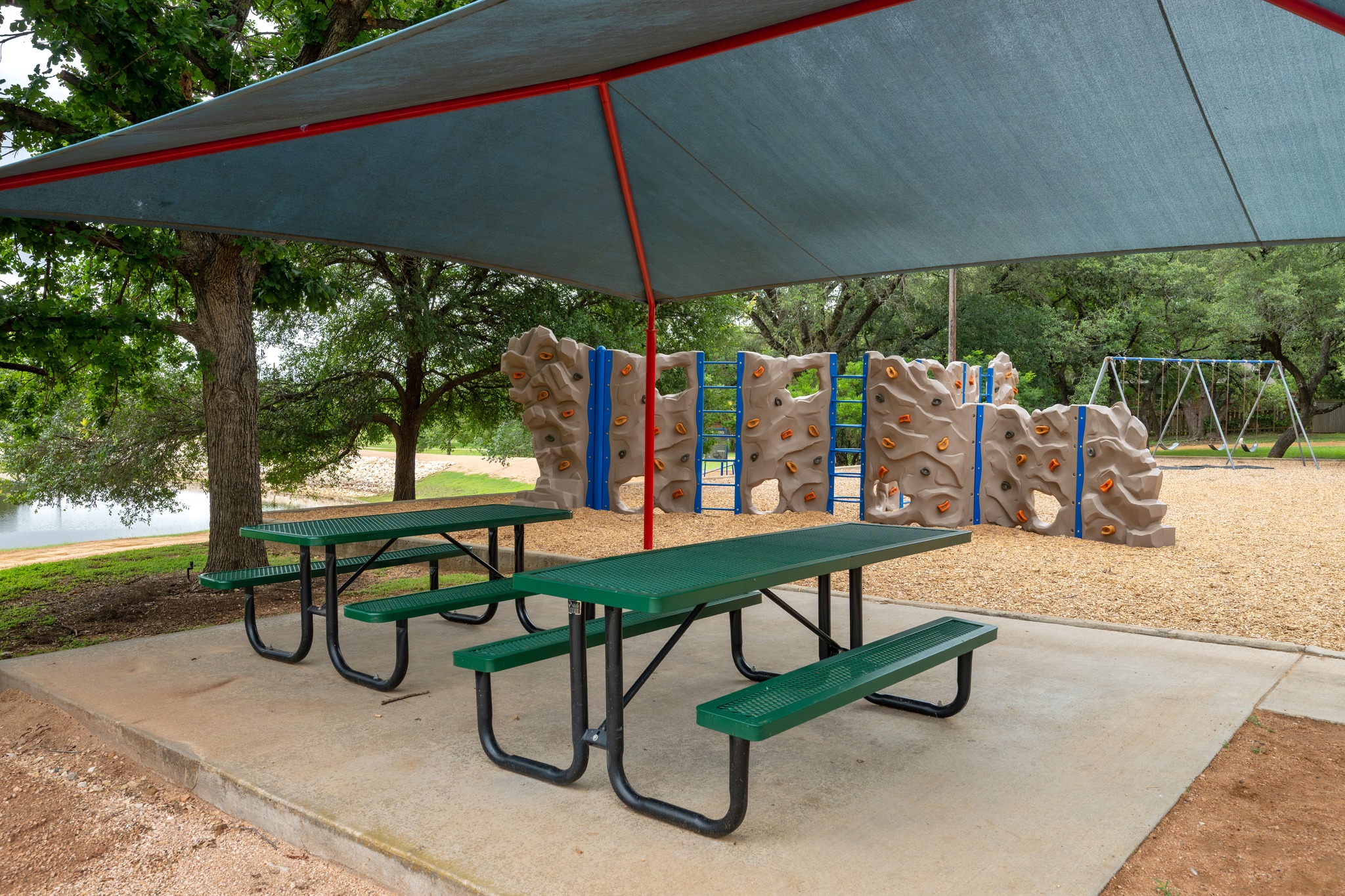 3908 Valley View Round Rock, TX 78681 - Photo 34 of 39 Picnic tables, climbing structures, and shade. Weekend plans, handled.