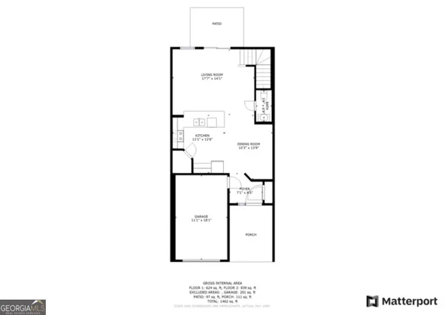 a picture of a floor plan