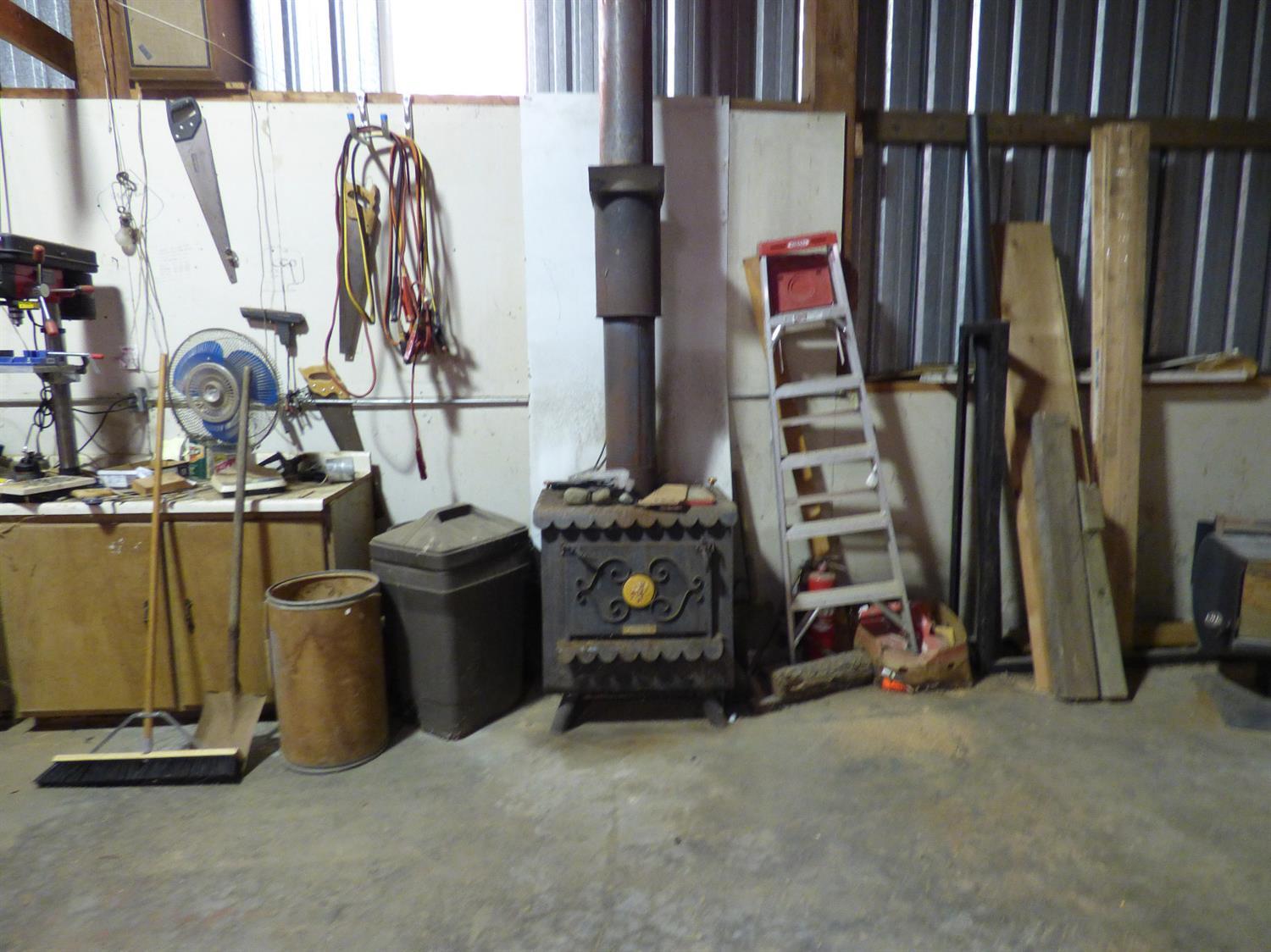 680 Hays Cut Off Road Cave Junction, OR 97523 - Photo 21 of 28 Woodstove for heat in shop