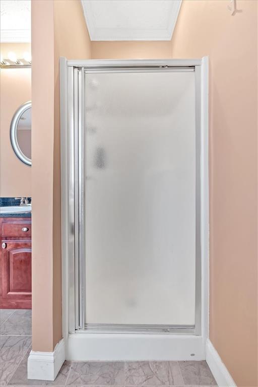 1430 Jasper Court Ranger, GA 30734 - Photo 31 of 49 a bathroom with a glass shower door