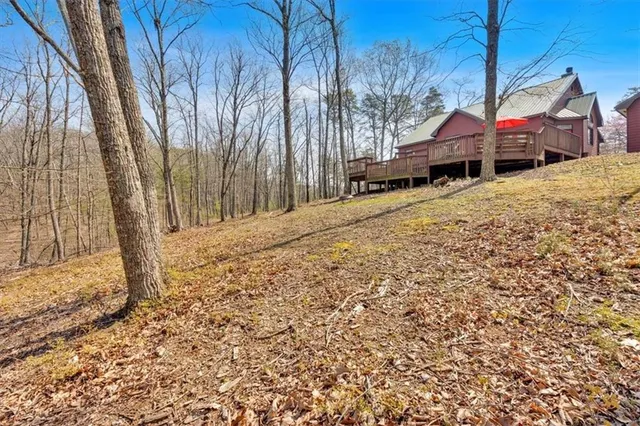 a house with a outdoor space