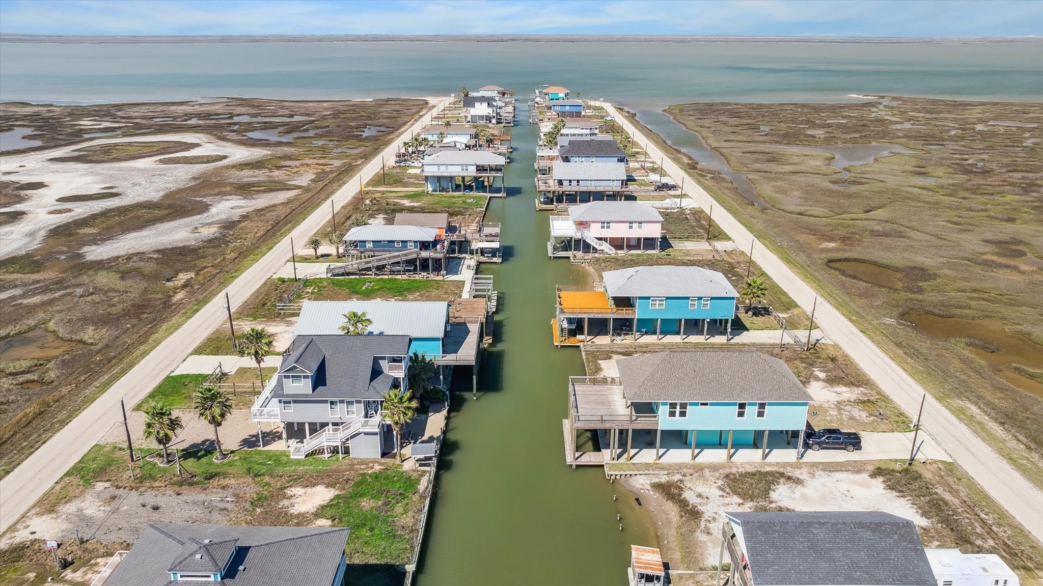 530 Dolphin Street Freeport, TX 77541 - Photo 27 of 29 a view of building with an ocean view