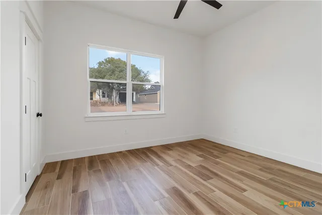 a view of an empty room