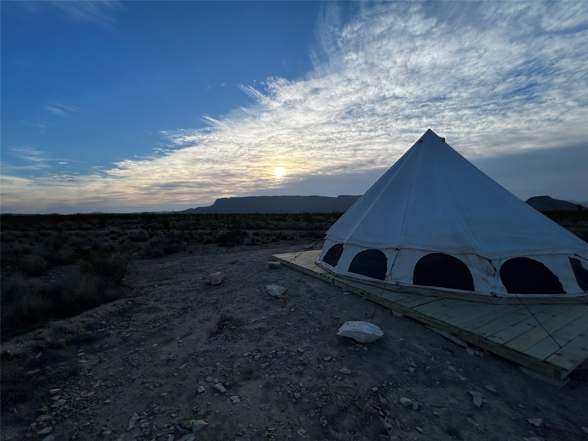 0 East Spanish Road Alpine, TX 79830 - Photo 2 of 9 View of bell tent
