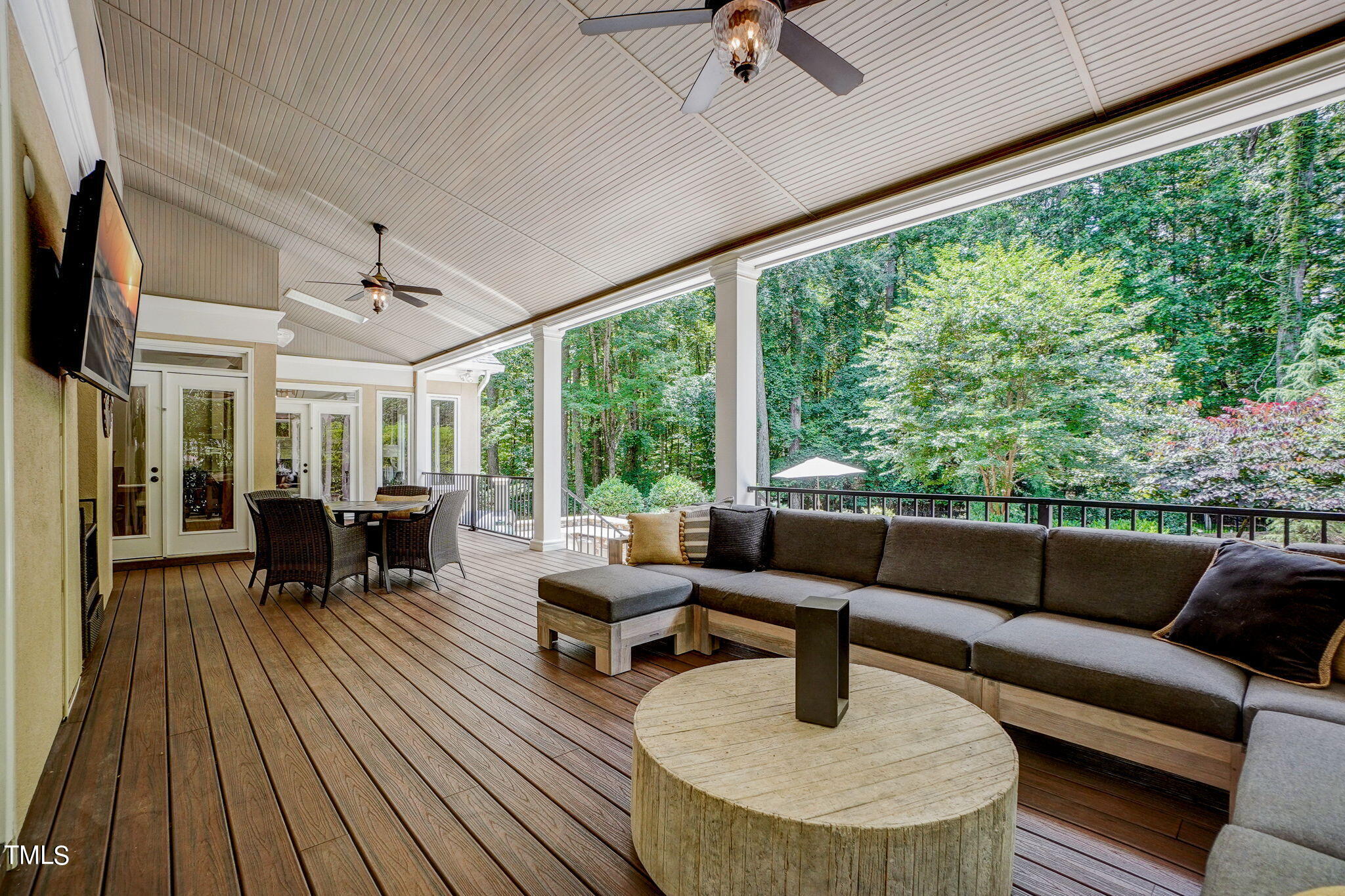 5101 Roseland Court Raleigh, NC 27613 - Photo 64 of 71 a living room with furniture and a large window