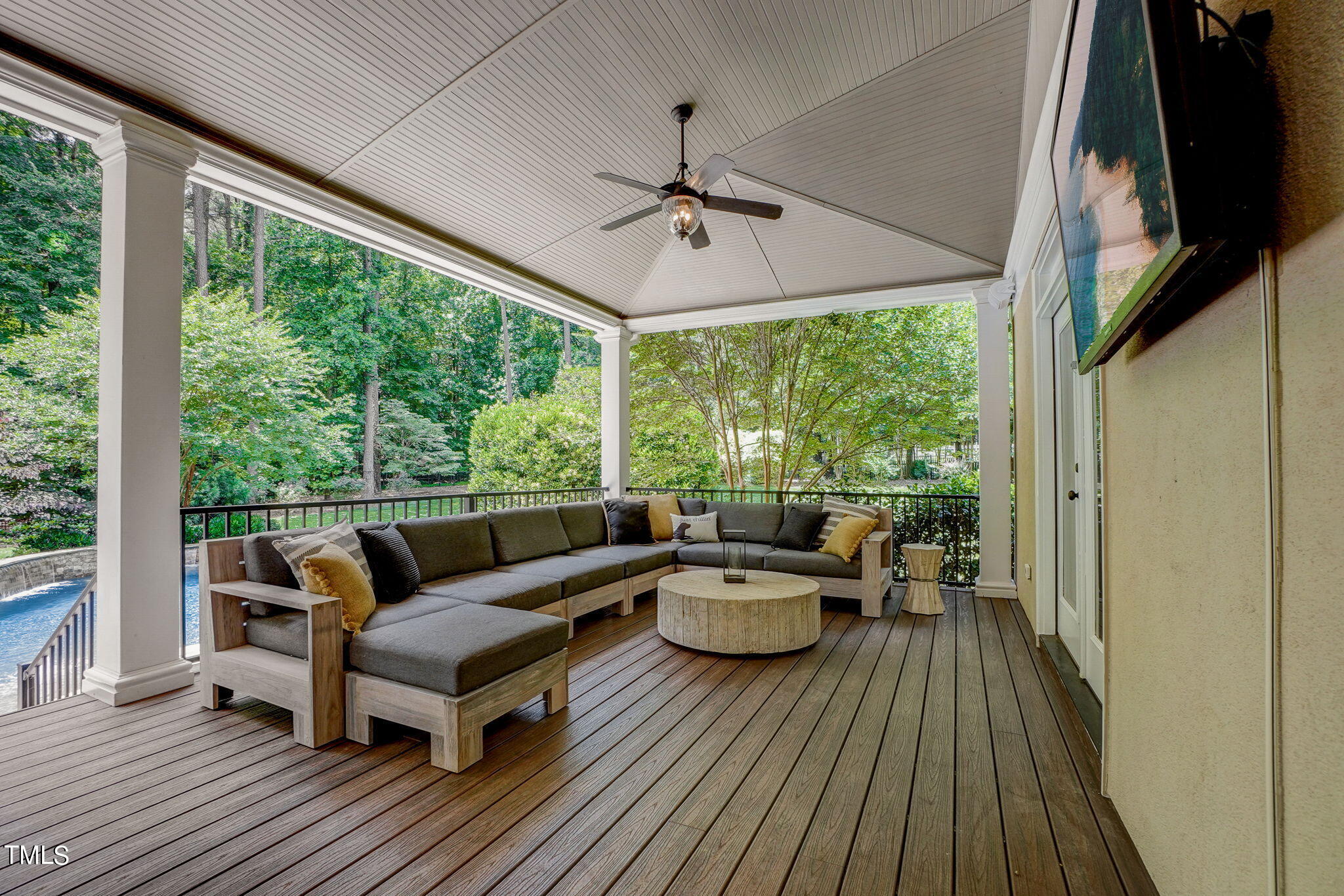 5101 Roseland Court Raleigh, NC 27613 - Photo 8 of 71 a living room with furniture and a large window