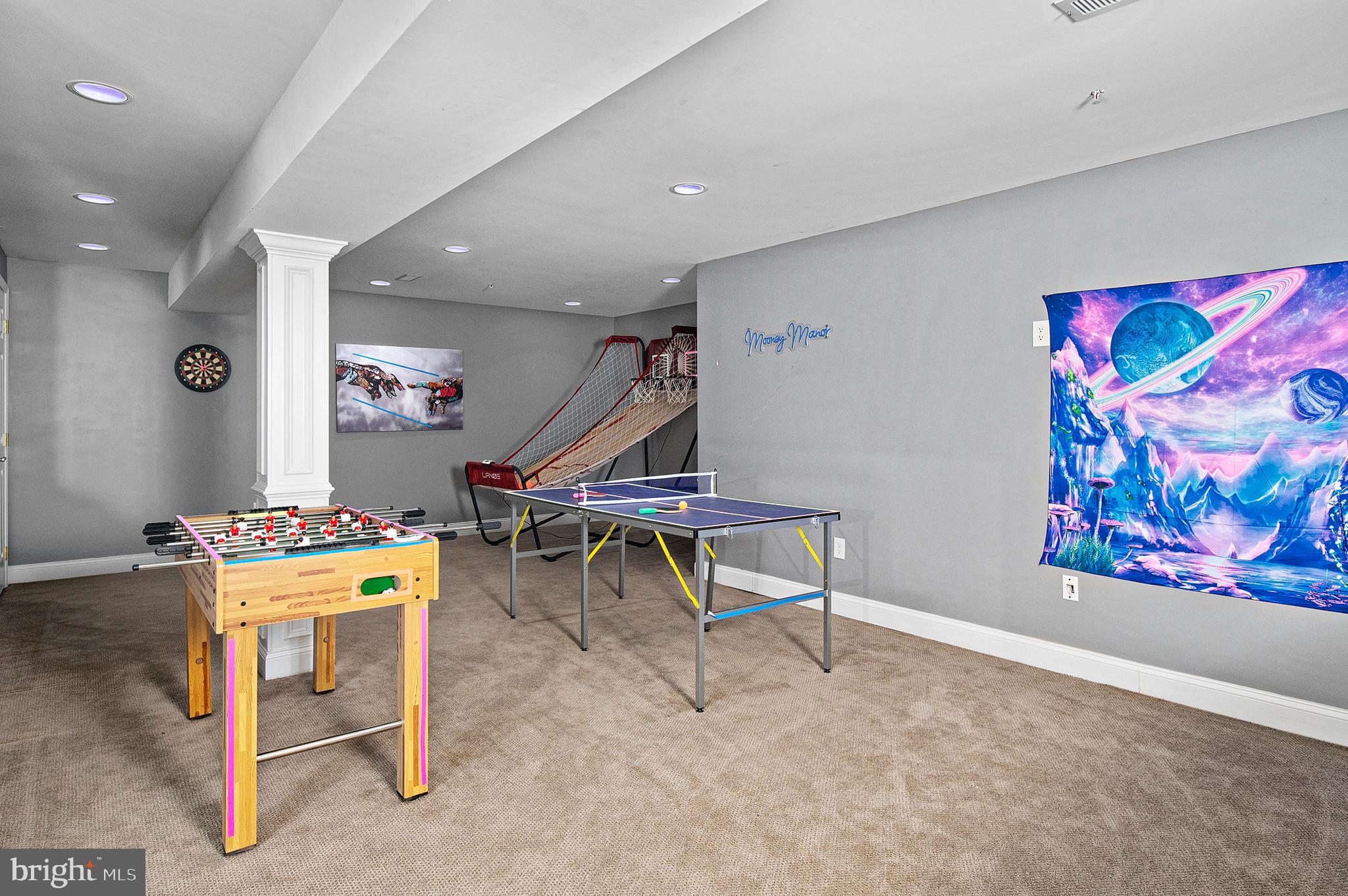 16301 Accolawn Road Accokeek, MD 20607 - Photo 53 of 77 a room with furniture and air hockey table
