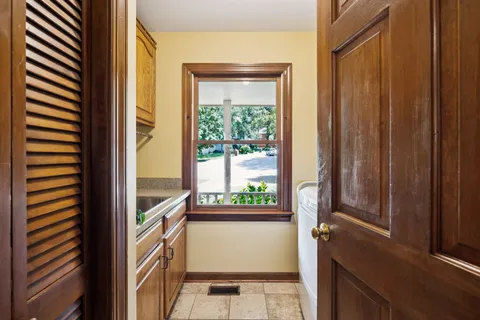 a view of front door