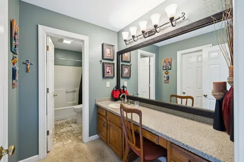 view of a bedroom from a hallway