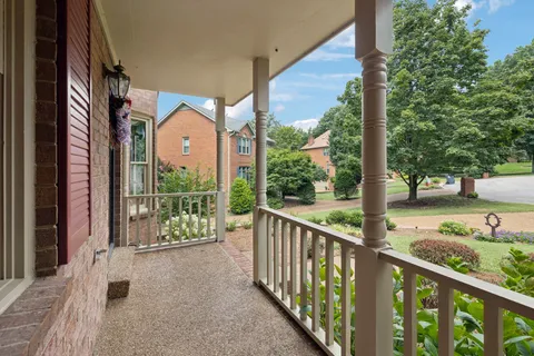 a view of a city from a balcony