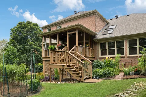 front view of a house with a small yard