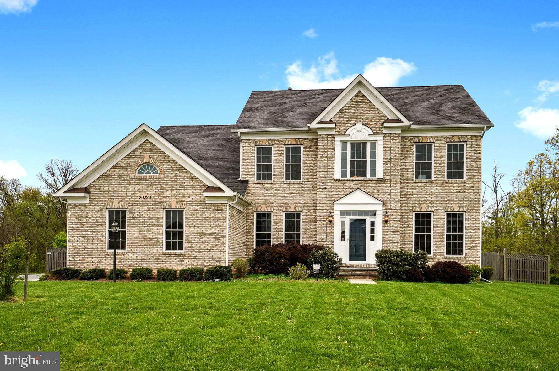20220 McNamara Road Poolesville, MD 20837 - Photo 1 of 61 Gorgeous brick-front, side-load garage curb appeal