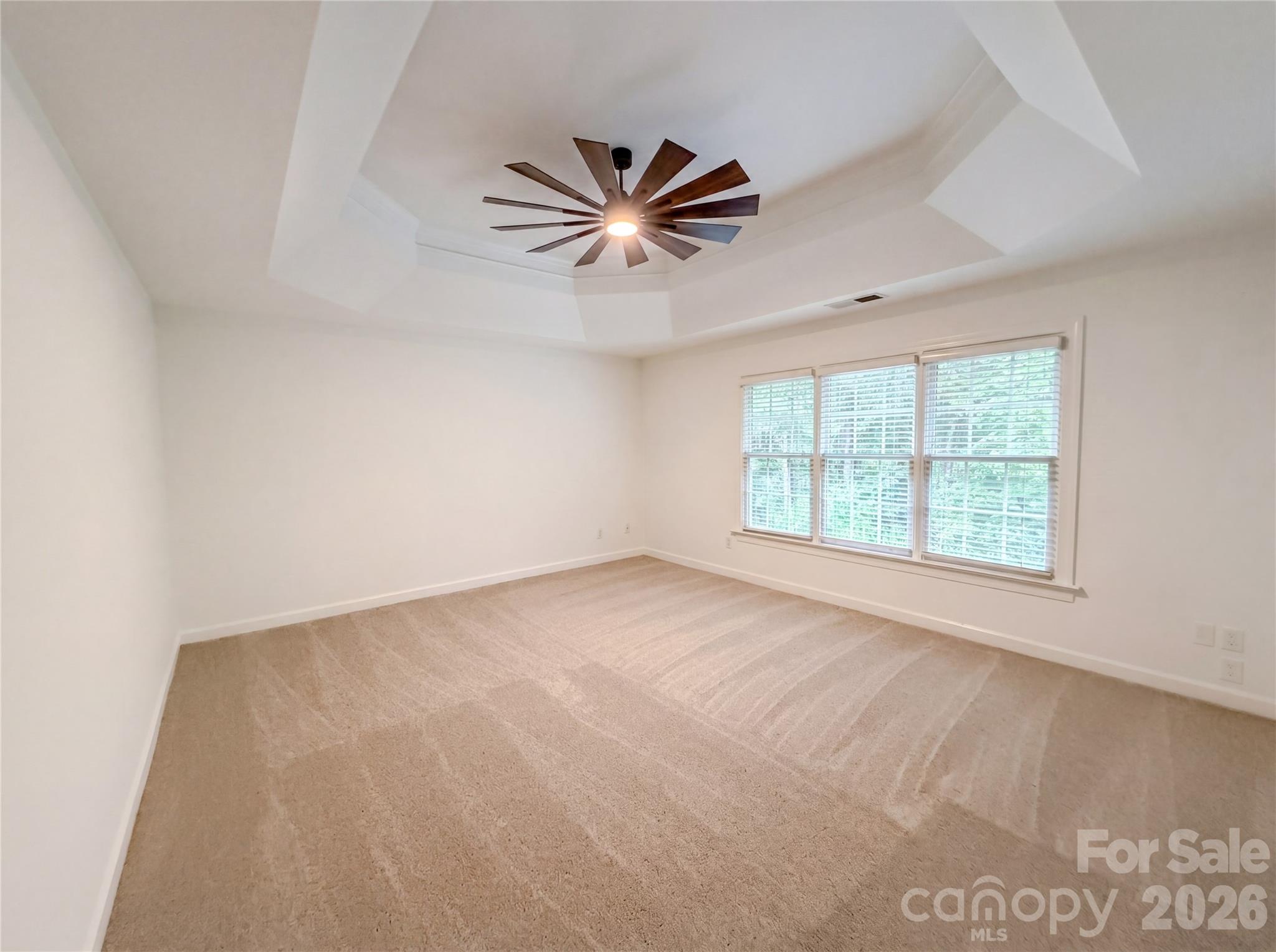 12341 Willingdon Road Huntersville, NC 28078 - Photo 4 of 17 an empty room with windows and fan