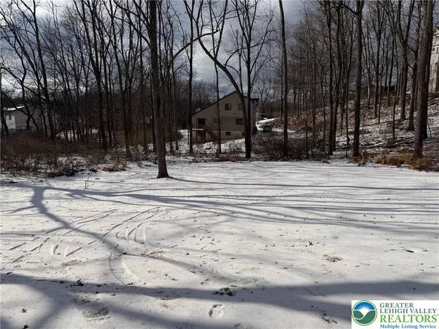 a view of street with houses