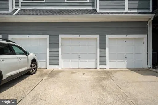 a view of a car garage