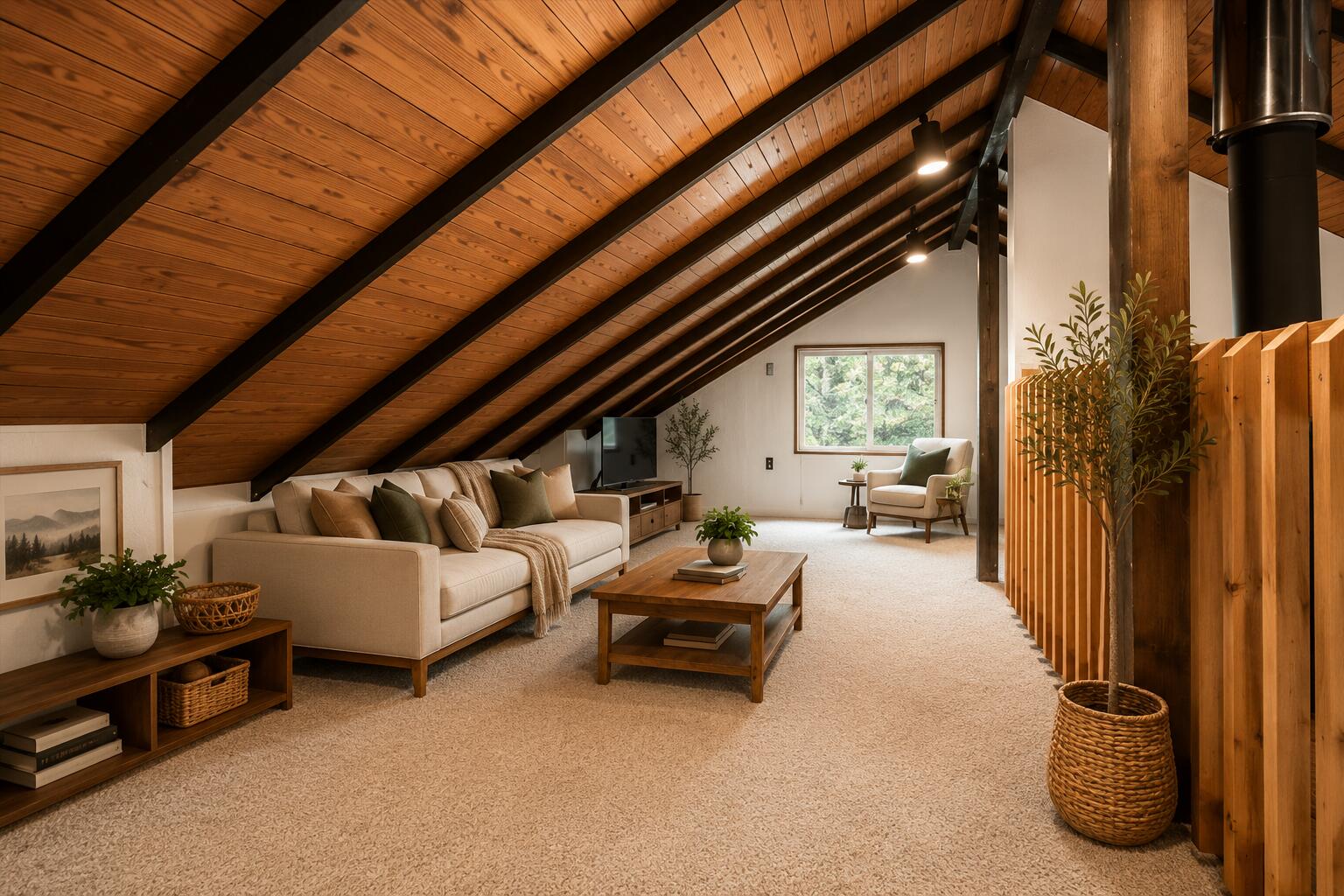 56244 Black Duck Road Bend, OR 97707 - Photo 13 of 24 a living room with furniture and a large window