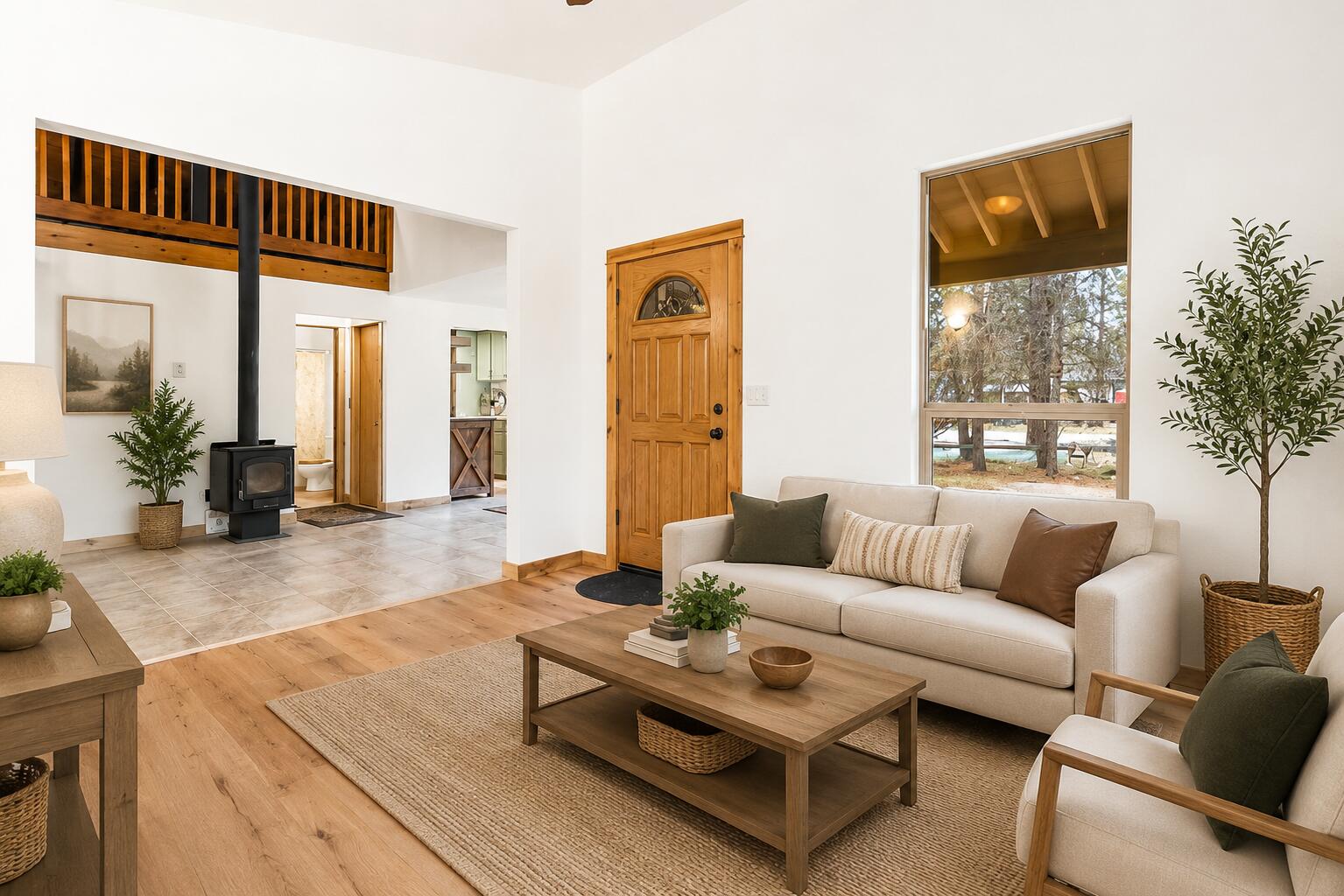 56244 Black Duck Road Bend, OR 97707 - Photo 8 of 24 a living room with furniture and a window