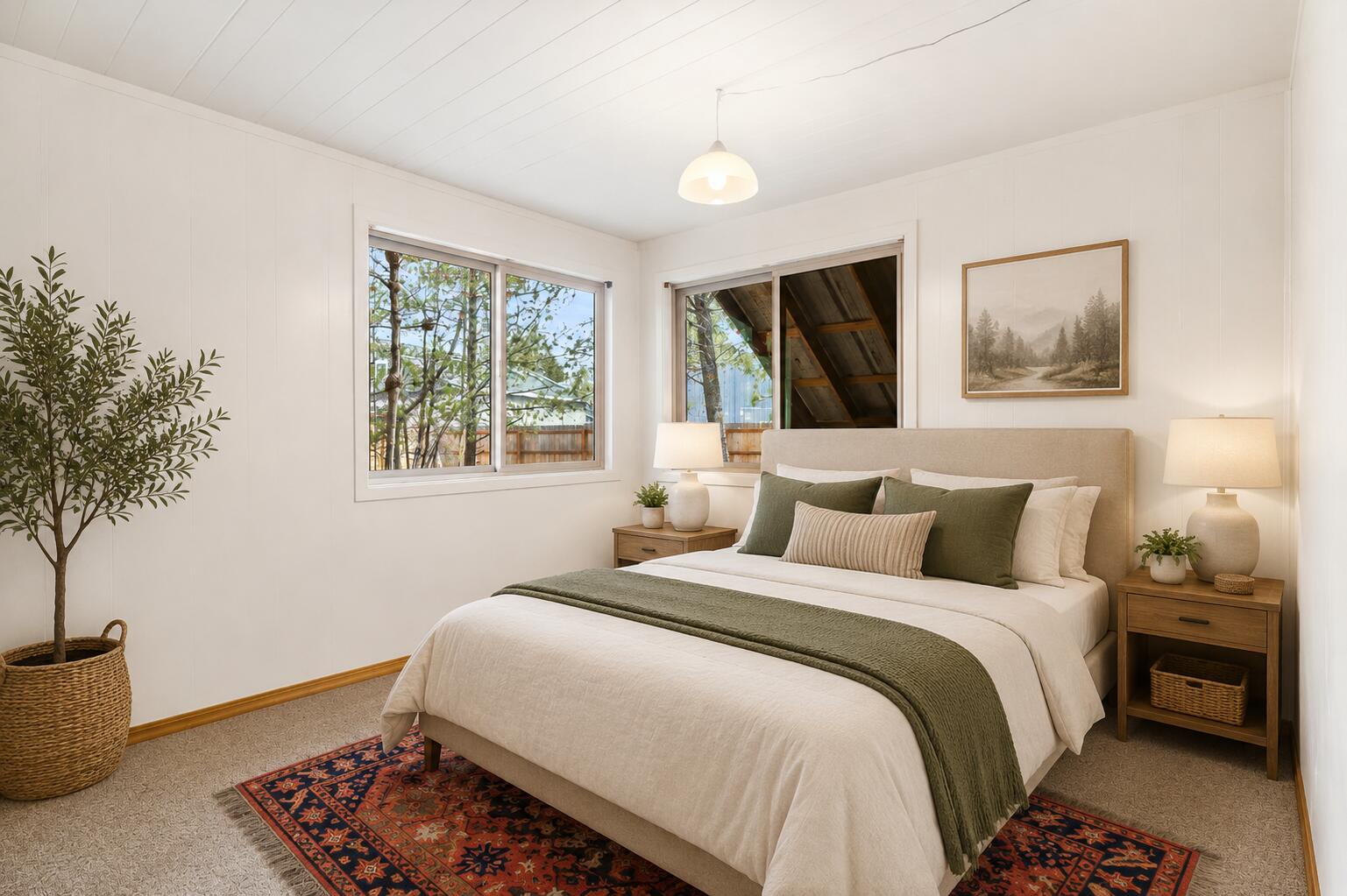 56244 Black Duck Road Bend, OR 97707 - Photo 10 of 24 a bedroom with a bed and a window