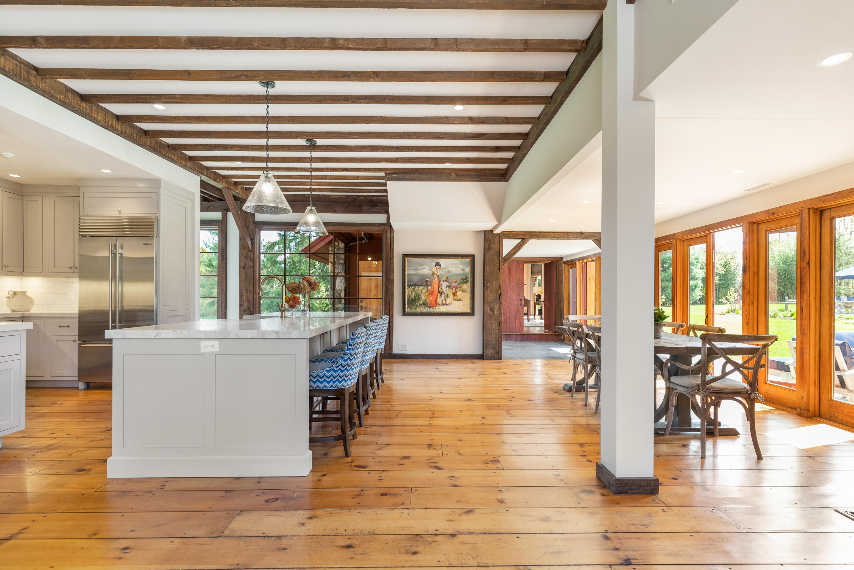 46 Dewart Road Greenwich, CT 06830 - Photo 14 of 39 a view of dining room with furniture and wooden floor