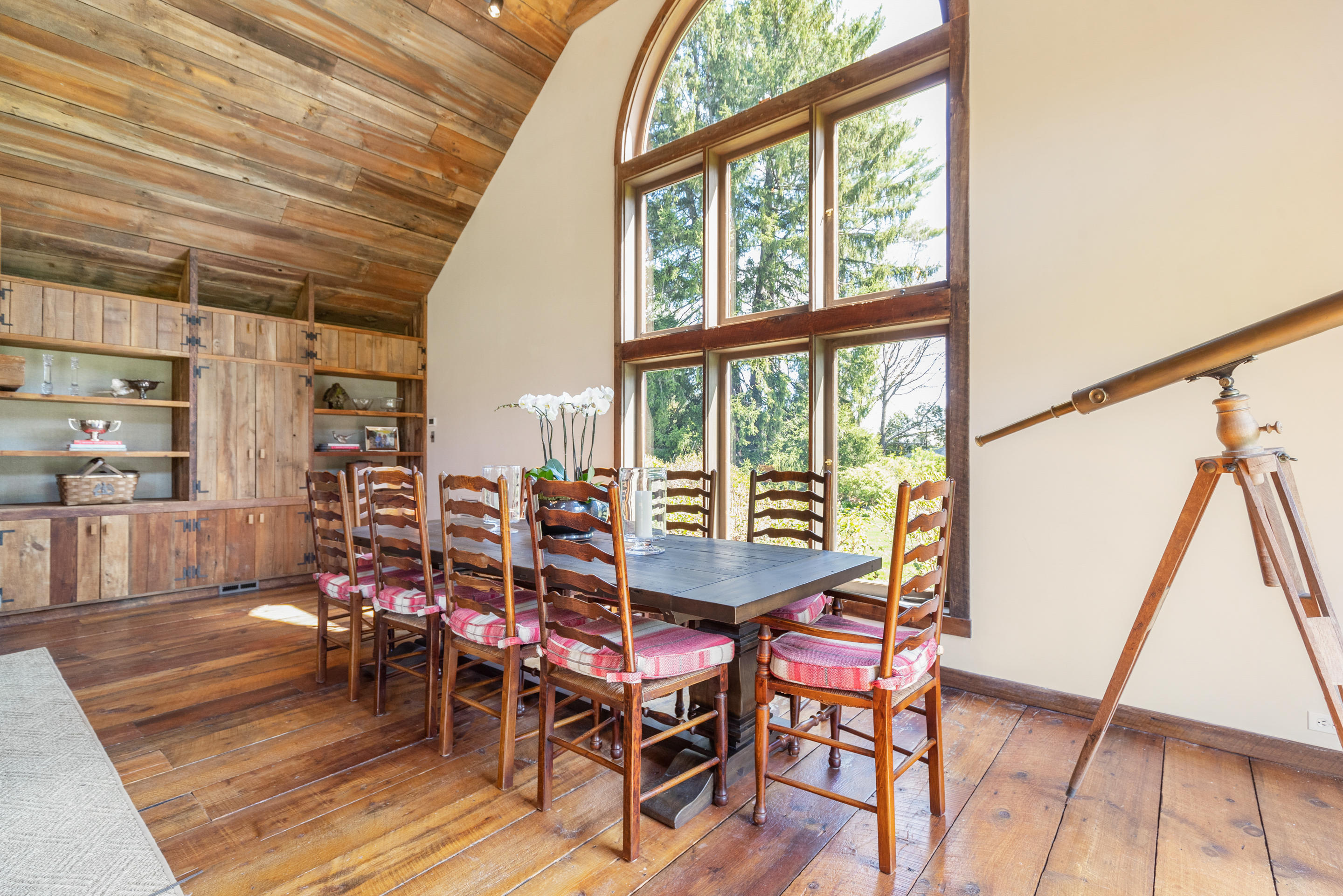 46 Dewart Road Greenwich, CT 06830 - Photo 9 of 39 a view of a dining room with furniture window and wooden floor