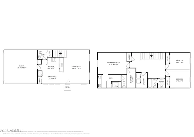 a front view of a house with garage