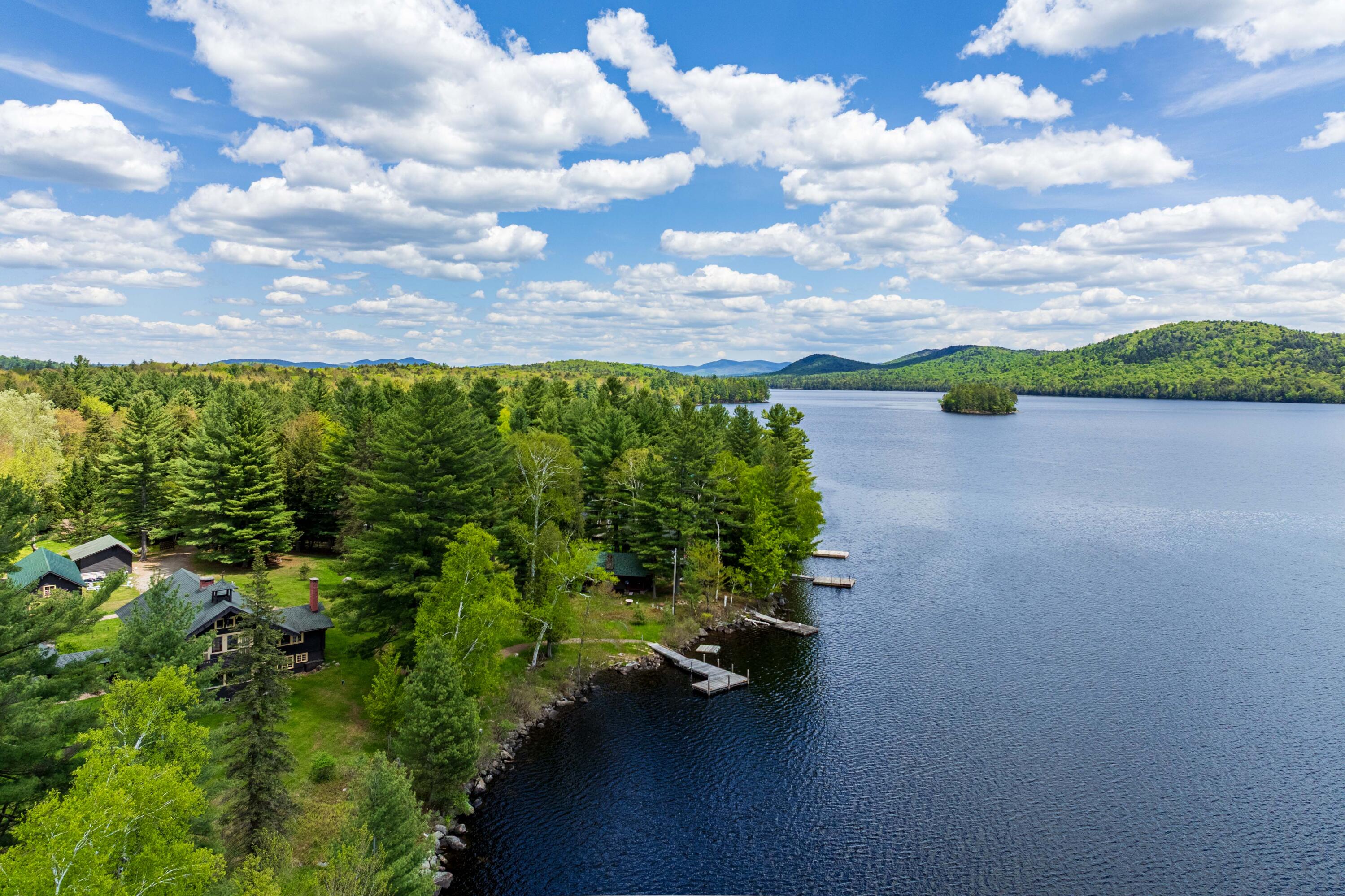 2525 North Point Road Raquette Lake, NY 13436 - Photo 5 of 48 Drone of North Point