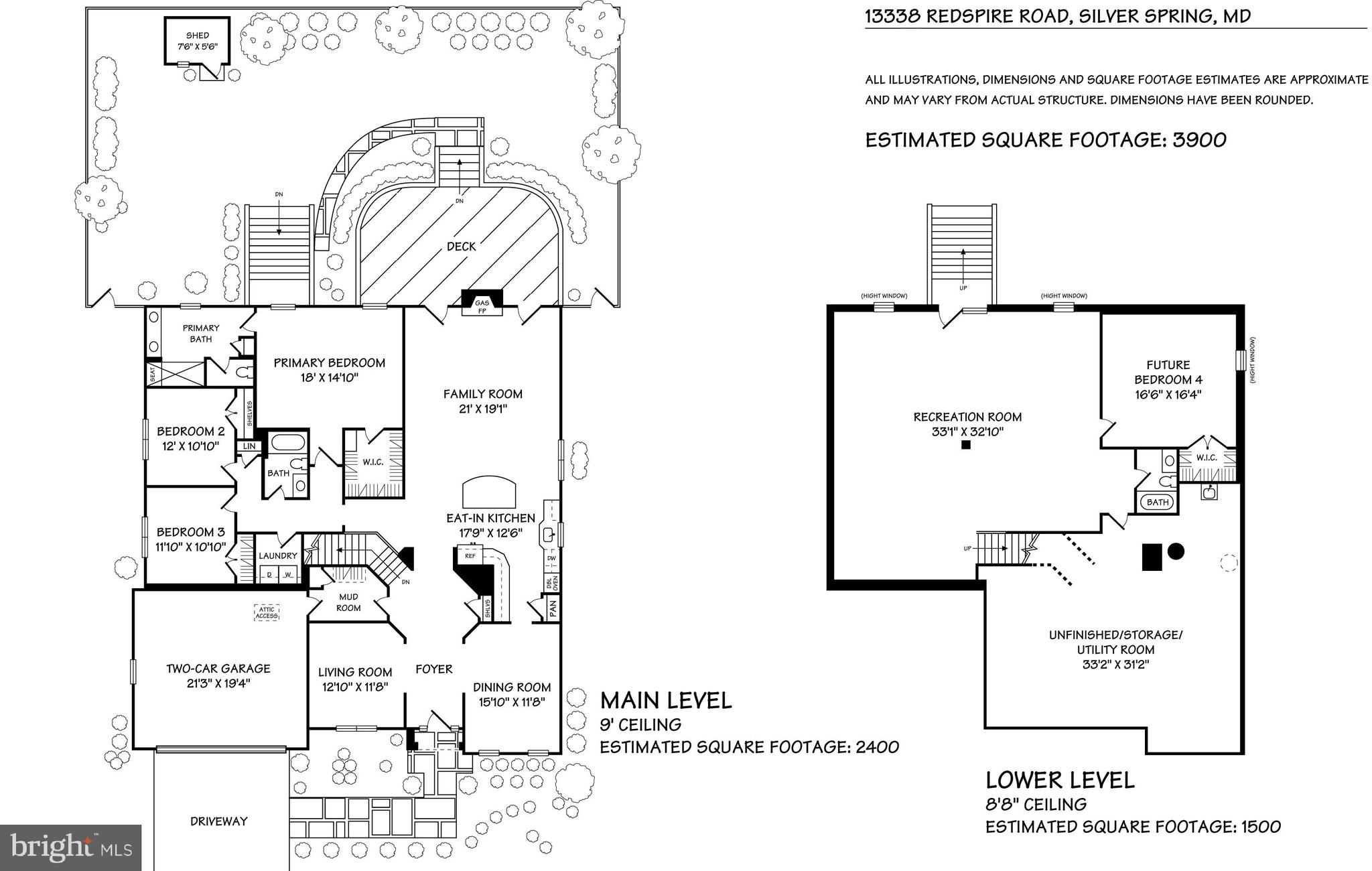 13338 Redspire Drive Silver Spring, MD 20906 - Photo 34 of 34 Floor Plans
