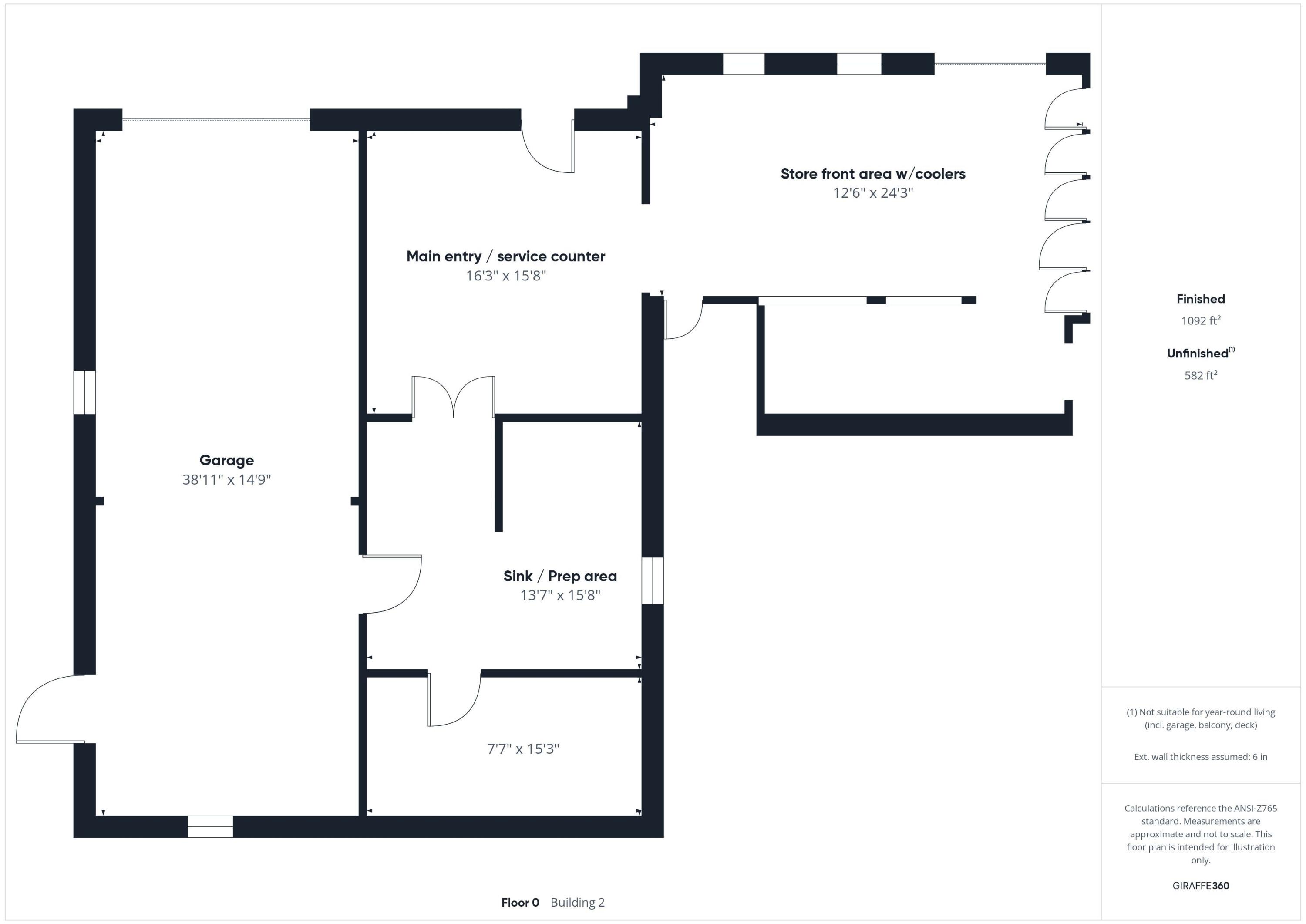 1359 New Sweden Road Woodland, ME 04736 - Photo 28 of 29 Shop floor plan