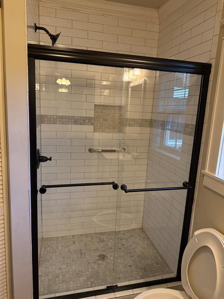 4357 Fairview Road Andrews, NC 28901 - Photo 22 of 25 a bathroom with a shower