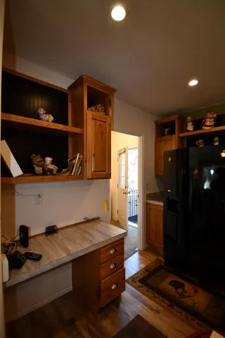 a room with storage and utility