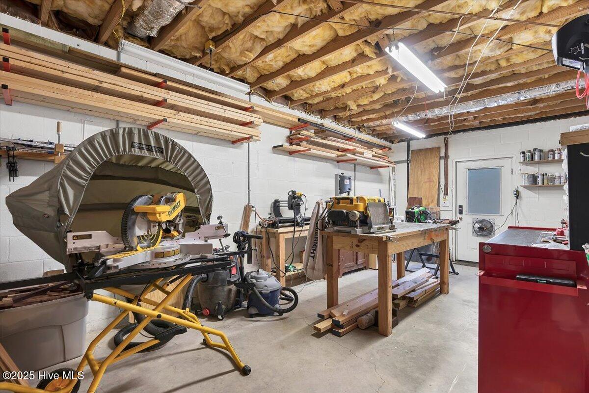 120 Shagbark Road West End, NC 27376 - Photo 52 of 76 Workshop on lower level with outside entrance!