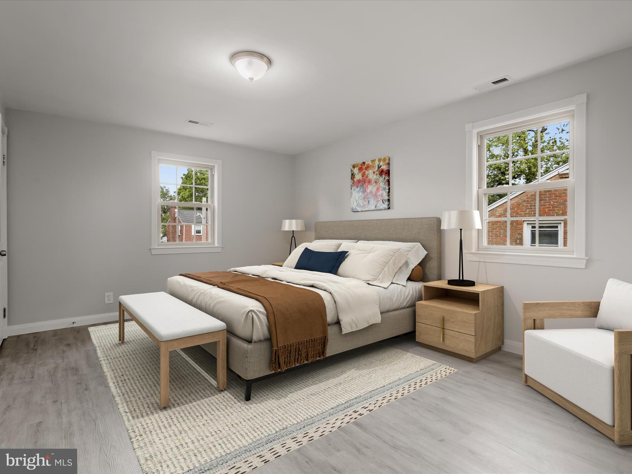 7012 Deerfield Road Pikesville, MD 21208 - Photo 17 of 43 Primary Bedroom-Virtually Staged