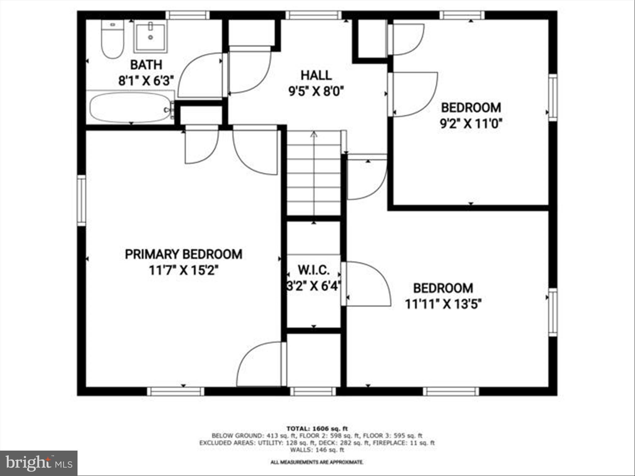 7012 Deerfield Road Pikesville, MD 21208 - Photo 41 of 43 Upper Level Floor Plan