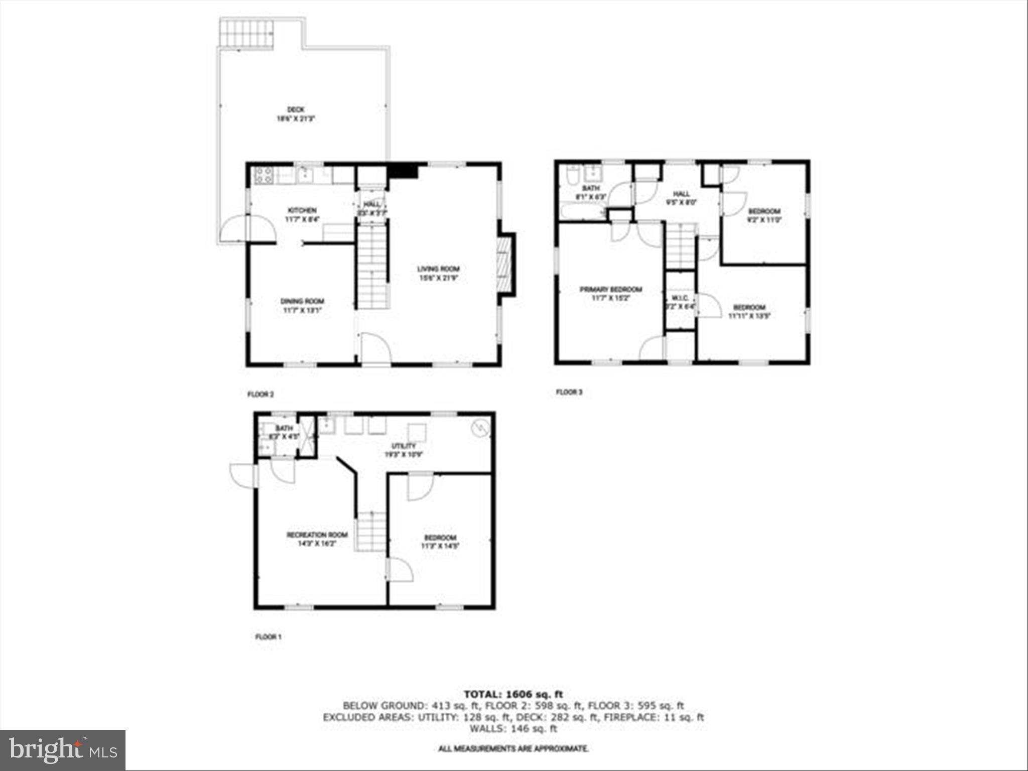 7012 Deerfield Road Pikesville, MD 21208 - Photo 43 of 43 Combined Floor Plans